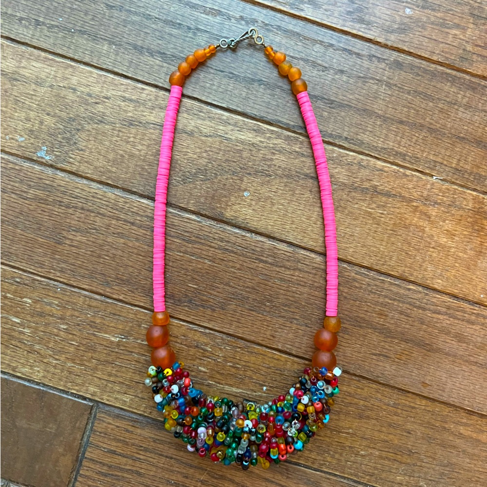 Ghana mix beaded necklace